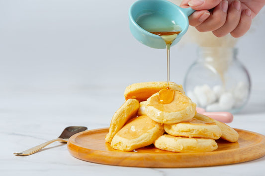 Pancakes au Pumpkin Spice & Sirop d'Érable